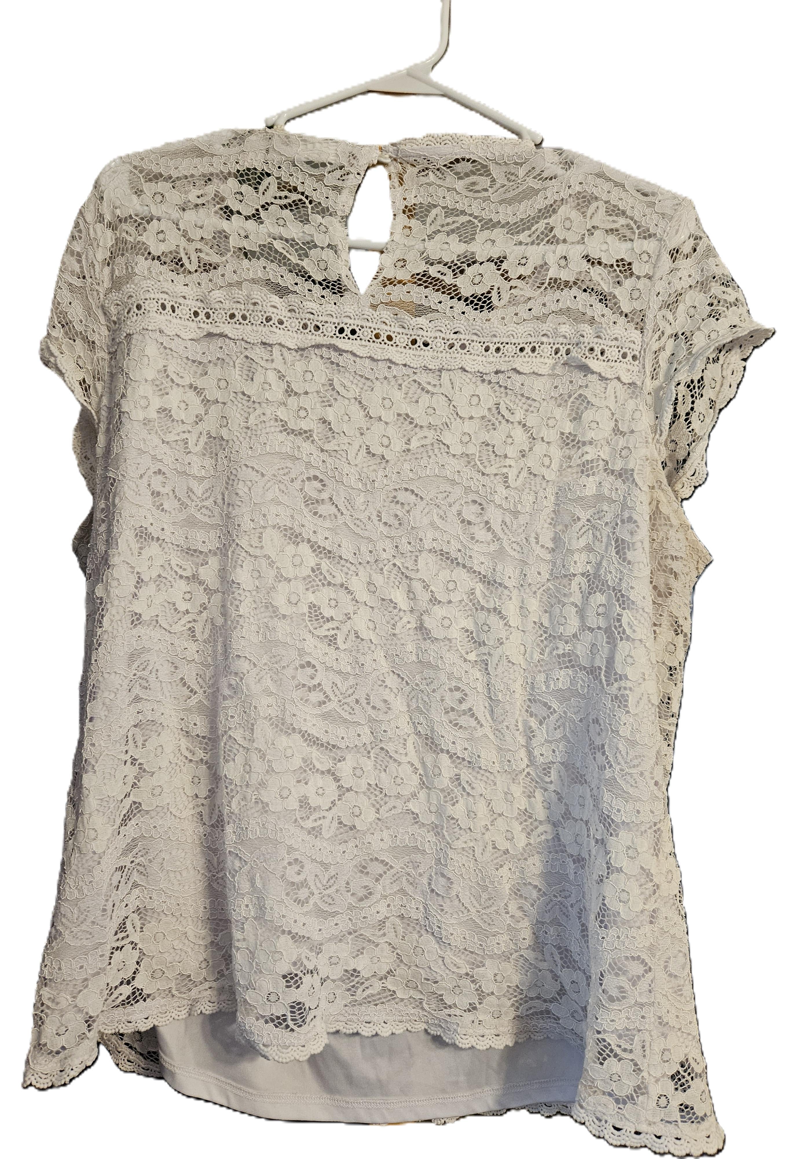 White Lace Blouse